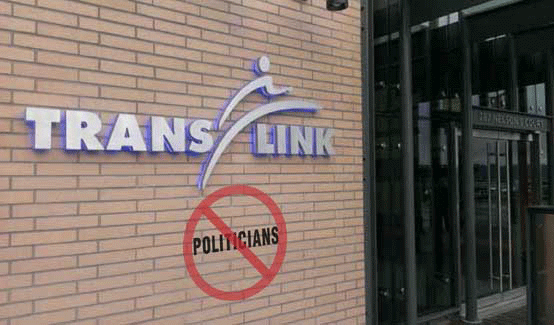 Translink--no politicians allowed