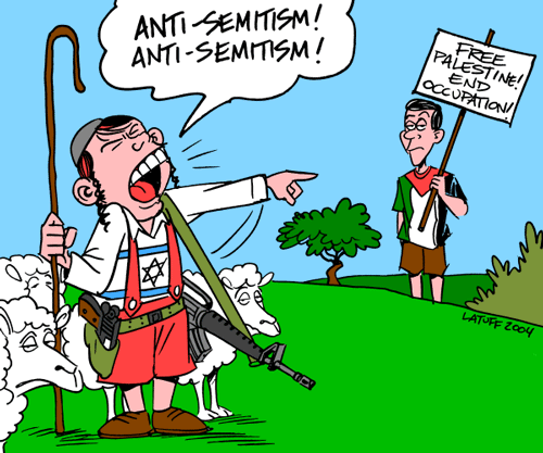 The desperate bleating of the zionist